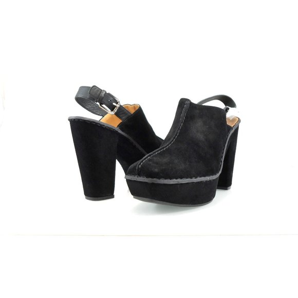 NIB$225 KORS Michael Kors Quincy Vintage Slingback Clogs Mules Platform Pump 10 - Picture 2 of 14